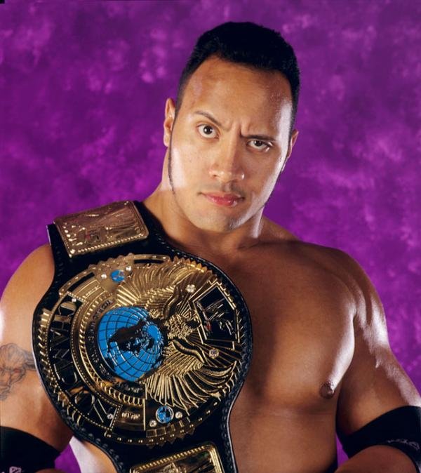 The Rock foi lutador profissional no WWF